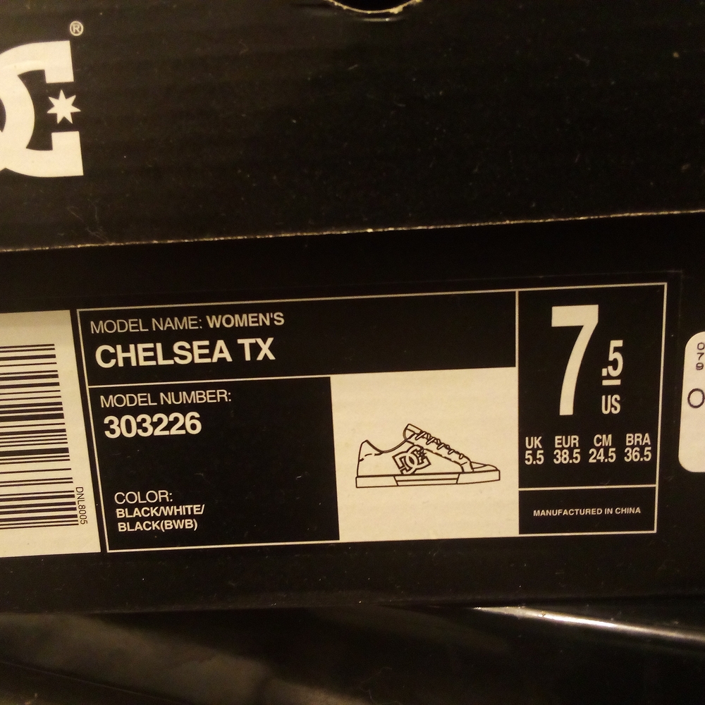 DC Black and White Women's Sneakers